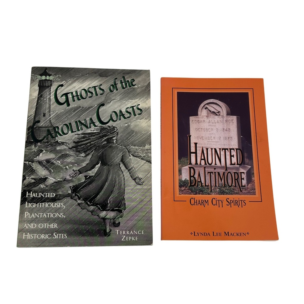 Ghosts of the Carolina Coasts & Haunted Baltimore Books Regional Paranormal Lot